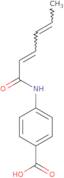 4-(Hexa-2,4-dienamido)benzoic acid