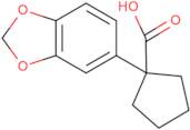 1-(1,3-Dioxaindan-5-yl)cyclopentane-1-carboxylic acid