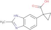 1-(2-Methyl-1H-benzimidazol-6-yl)-cyclopropanecarboxylic acid