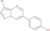 4-(3-Bromopyrazolo[1,5-a]pyrimidin-6-yl)phenol