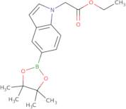 (1-(2-Ethoxy-2-oxoethyl)-1H-indol-5-yl)boronic acid pinacol ester