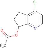 4-Chloro-6,7-dihydro-5H-cyclopenta[b]pyridin-7-yl acetate