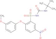1-tert-Butyl-3-[2-(3-methoxyphenoxy)-5-nitrophenyl]sulfonylurea