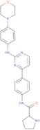 (2R)-N-[4-[2-[(4-Morpholin-4-ylphenyl)amino]pyrimidin-4-yl]phenyl]pyrrolidine-2-carboxamide