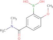 [5-(Dimethylcarbamoyl)-2-methoxyphenyl]boronic acid