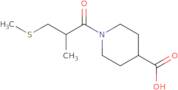 1-[2-Methyl-3-(methylsulfanyl)propanoyl]piperidine-4-carboxylic acid