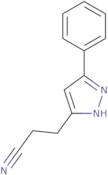 3-(3-Phenyl-1H-pyrazol-5-yl)propanenitrile