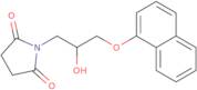 1-[2-Hydroxy-3-(1-naphthalenyloxy)propyl]-2,5-pyrrolidinedione