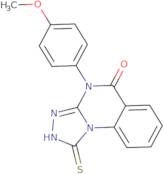 1-Mercapto-4-(4-methoxyphenyl)[1,2,4]triazolo[4,3-a]quinazolin-5(4H)-one