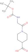 1-(2-{[(tert-Butoxy)carbonyl]amino}acetyl)piperidine-4-carboxylic acid