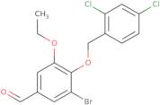 3-Bromo-4-[(2,4-dichlorobenzyl)oxy]-5-ethoxybenzaldehyde