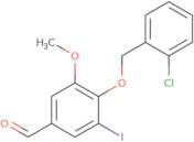 4-[(2-Chlorobenzyl)oxy]-3-iodo-5-methoxybenzaldehyde