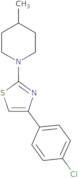 4-(4-Chlorophenyl)-2-(4-methylpiperidin-1-yl)thiazole