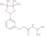 N-Isopropyl-2-(-3(4,4,5,5-Tetramethyl-1,3,2-Dioxaborolan-2-Yl)Phenoxy)Acetamide