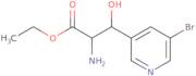 Ethyl 2-amino-3-(5-bromopyridin-3-yl)-3-hydroxypropanoate