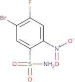 5-Bromo-4-fluoro-2-nitrobenzene-1-sulfonamide