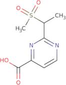 2-(1-Methanesulfonylethyl)pyrimidine-4-carboxylic acid