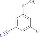 3-Bromo-5-(methylsulfanyl)benzonitrile