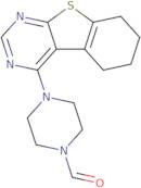4-(5,6,7,8-Tetrahydro[1]benzothieno[2,3-d]pyrimidin-4-yl)piperazine-1-carbaldehyde