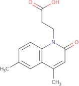 3-(4,6-Dimethyl-2-oxo-2H-quinolin-1-yl)-propionic acid