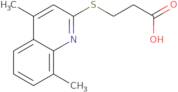 3-(4,8-Dimethyl-quinolin-2-ylsulfanyl)-propionicacid