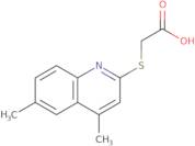 [(4,6-Dimethylquinolin-2-yl)thio]acetic acid