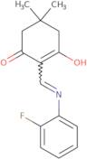 2-{[(2-Fluorophenyl)amino]methylidene}-5,5-dimethylcyclohexane-1,3-dione