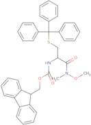 9H-Fluoren-9-ylmethyl N-[(1R)-1-[methoxy(methyl)carbamoyl]-2-[(triphenylmethyl)sulfanyl]ethyl]carb…