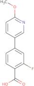 2-Fluoro-4-(6-methoxypyridin-3-yl)benzoic acid