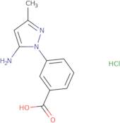 3-(5-Amino-3-methyl-1H-pyrazol-1-yl)-benzoic acid hydrochloride