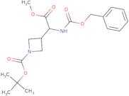 3-Azetidineacetic acid, 1-[(1,1-dimethylethoxy)carbonyl]-±-[[(phenylmethoxy)carbonyl]amino]-, meth…