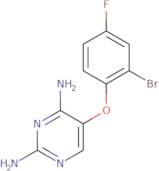 5-(2-Bromo-4-fluorophenoxy)pyrimidine-2,4-diamine