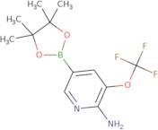 5-(4,4,5,5-Tetramethyl-1,3,2-dioxaborolan-2-yl)-3-(trifluoromethoxy)pyridin-2-amine