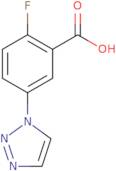 2-Fluoro-5-(1H-1,2,3-triazol-1-yl)benzoic acid