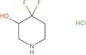 (S)-4,4-Difluoropiperidin-3-ol hydrochloride