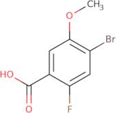 4-Bromo-2-fluoro-5-methoxybenzoic acid