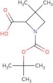 1-[(tert-Butoxy)carbonyl]-3,3-dimethylazetidine-2-carboxylic acid