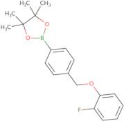 2-(4-((2-Fluorophenoxy)methyl)phenyl)-4,4,5,5-tetramethyl-1,3,2-dioxaborolane