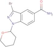 3-Bromo-1-(tetrahydro-2H-pyran-2-yl)-1H-indazole-5-carboxamide