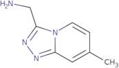 C-(7-Methyl-[1,2,4]triazolo[4,3-a]pyridin-3-yl)-methylamine