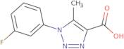 1-(3-Fluorophenyl)-5-methyl-1H-1,2,3-triazole-4-carboxylic acid