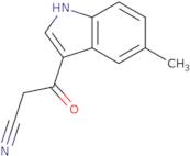 3-(5-Methyl-1H-indol-3-yl)-3-oxopropanenitrile