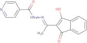 N-(((1,3-dioxoindan-2-ylidene)ethyl)amino)-4-pyridylformamide