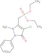 3-((diethoxyphosphonate)methyl)-4-chloro-2-methyl-1-phenyl-3-pyrazolin-5-one