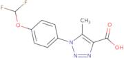 1-[4-(Difluoromethoxy)phenyl]-5-methyl-1H-1,2,3-triazole-4-carboxylic acid