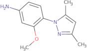 4-(3,5-Dimethyl-1H-pyrazol-1-yl)-3-methoxyaniline