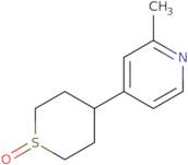 4-(2-Methylpyridin-4-yl)tetrahydro-2H-thiopyran 1-oxide