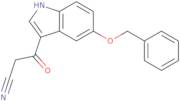 3-(5-Benzyloxyindol-3-yl)-3-oxopropanenitrile