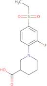 1-[4-(Ethylsulfonyl)-2-fluorophenyl]piperidine-3-carboxylic acid