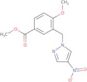 Methyl 4-methoxy-3-[(4-nitro-1H-pyrazol-1-yl)methyl]benzoate